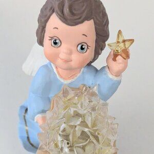 1990 Hallmark Keepsake Magic Light “Starlight Angel” Tree Ornament Vintage Xmas